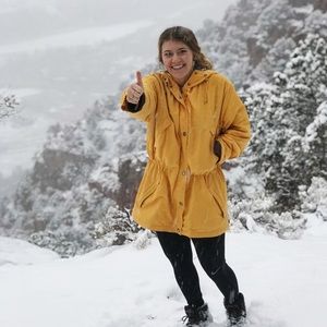 Eddie Bauer fleece line Anorak Jacket